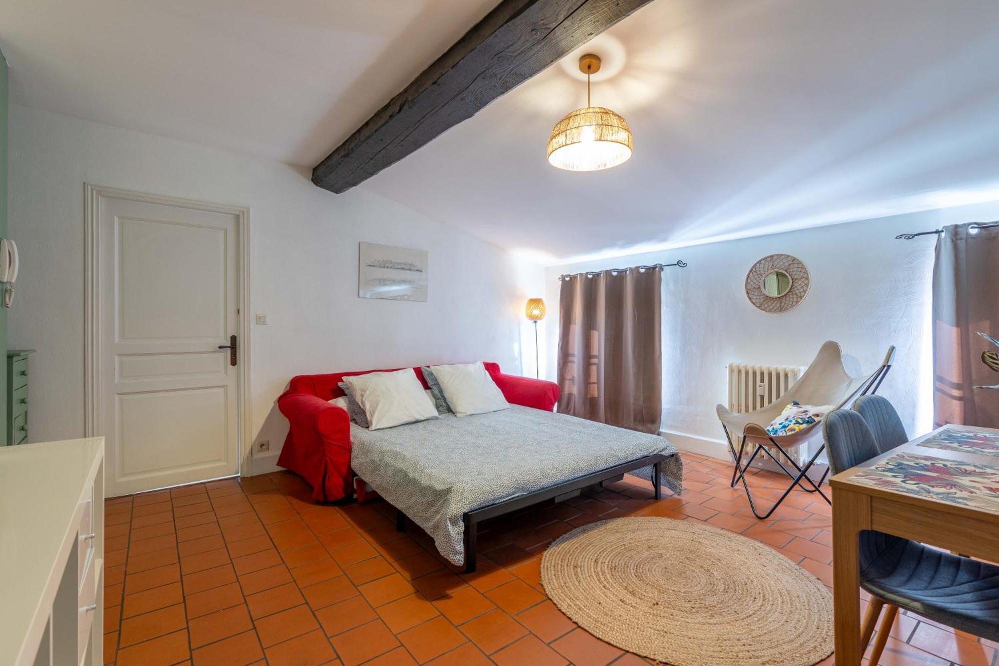 Bel Appartement avec cour au cœur de la Bastide Carcassonne Extérieur photo